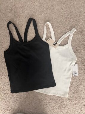 **NWT Pack Of 2 SO Sporty Rib Tank Tops